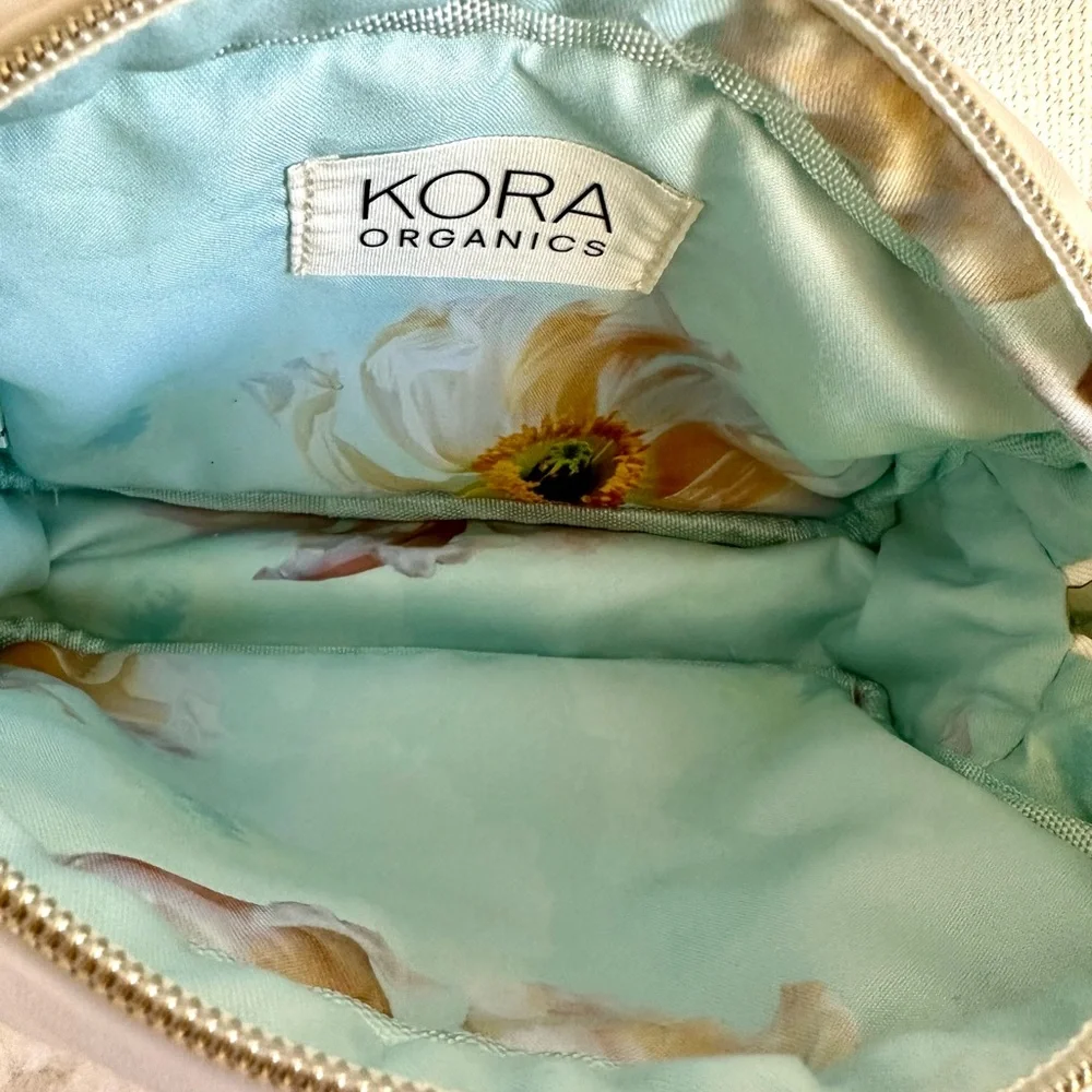Kora Organics Quilted Cosmetic Bag, NWT